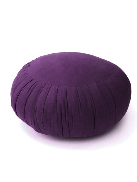 Zafu - Grand coussin yoga et méditation violet mauve
