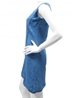 Robe en dentelle bleu