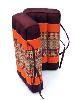 Zabuton - Tapis yoga méditation pliable bordeaux et orange