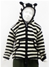 Gilet enfant zebre en pure laine