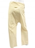 Pantalon yoga thaï écru avec pochette de transport