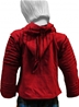 Gilet à capuche lutin rouge griffure