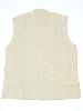 Gilet sans manche homme beige veston ethnique à col mao