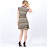 Robe violette à imprimé kaléidoscope