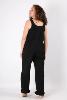 Salopette ethnique oversize originale noire style workwear