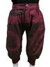 Pantalon bouffant enfant bordeaux marron