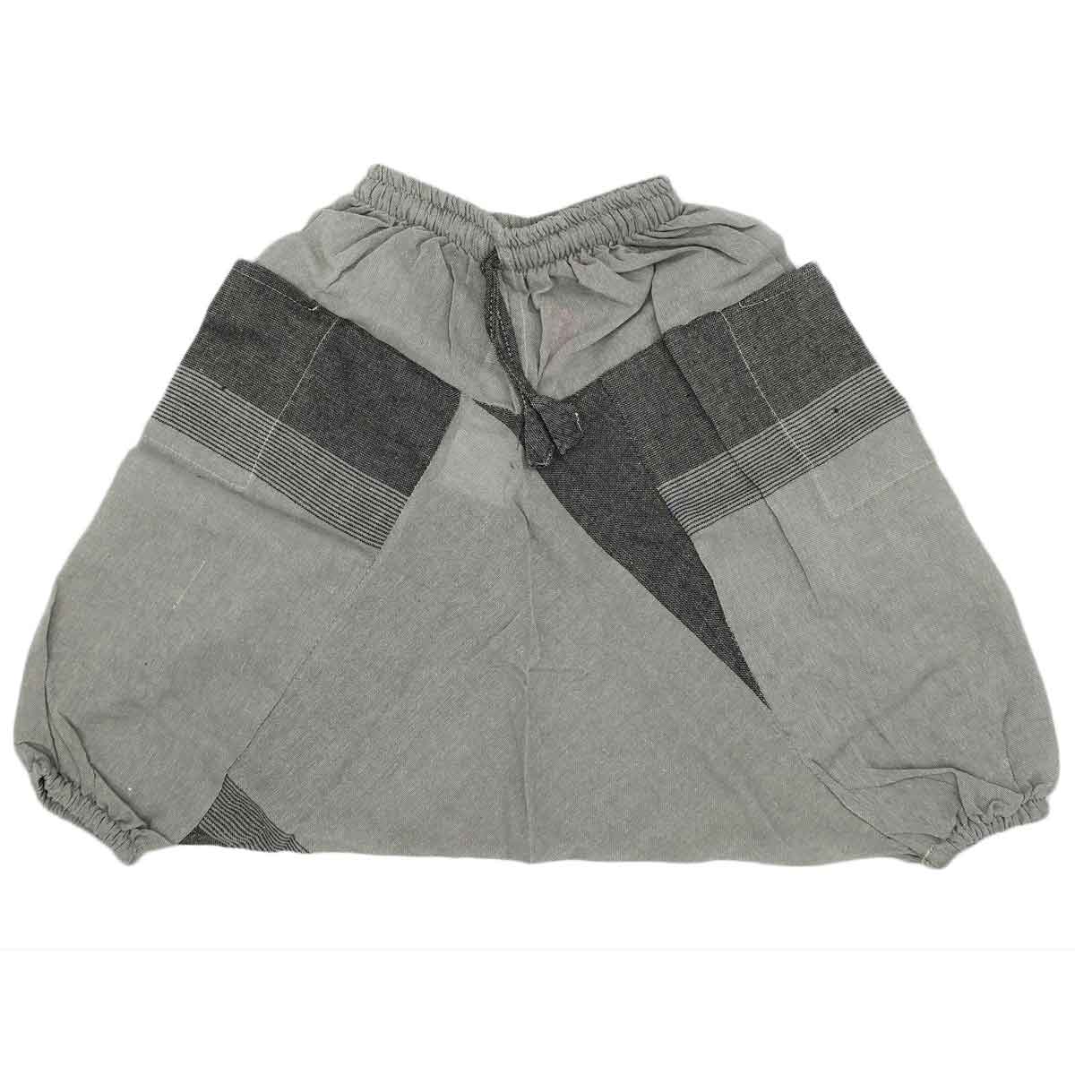 Sarouel gris et noir pour fille et garçon